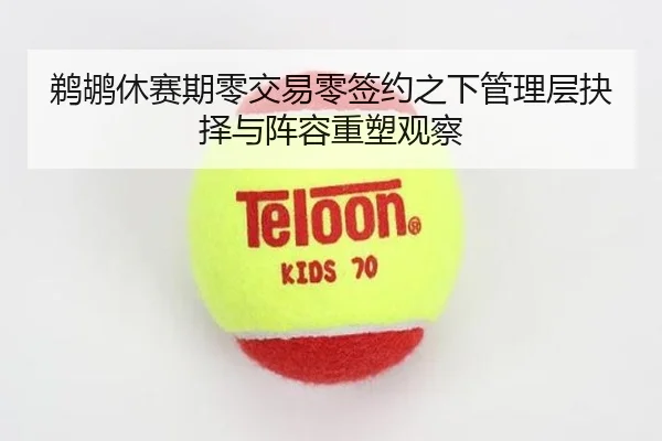 鹈鹕休赛期零交易零签约之下管理层抉择与阵容重塑观察