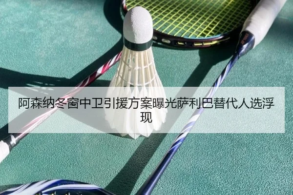 阿森纳冬窗中卫引援方案曝光萨利巴替代人选浮现